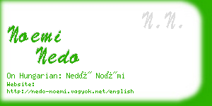 noemi nedo business card